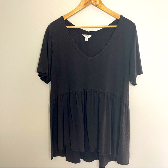 Terra & Sky Charcoal Gray Top - Picture 2 of 7